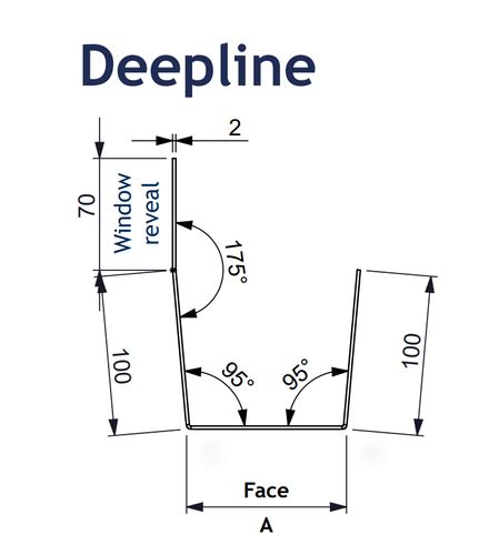 Deepline 150mm Face Skyline Aluminium Window Pod 3m Length Aluminium