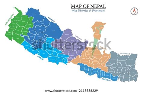 605 Nepal District Map Images, Stock Photos, 3D objects, & Vectors ...