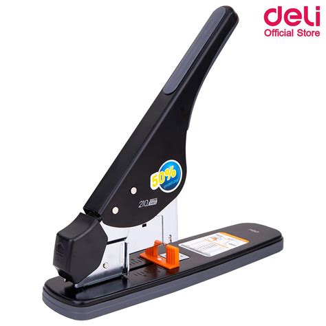 Deli 0485 Power Saving Heavy Duty Stapler เครื่องเย็บกระดาษ 210 แผ่น