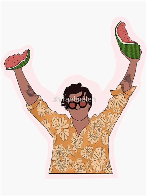 Harry Styles Watermelon Sugar Sticker For Sale By Shiraelmaleh Redbubble