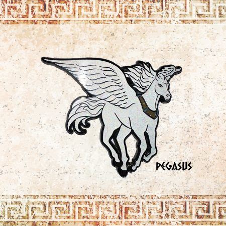 Greek Mythology Beast Series "Pegasus" Enamel Pin - Three If By Space