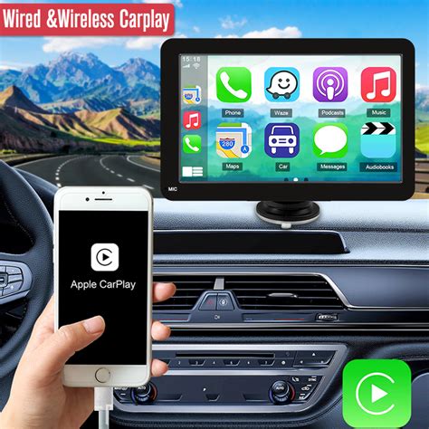 Autoradio CarPlay Android avec écran tactile portable lecteur vidéo