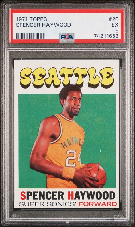 Topps Spencer Haywood Rookie Rc Psa Ebay