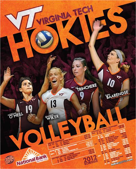 Girls Volleyball Team Poster Ideas