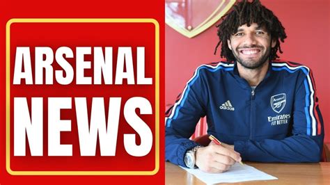 Official Photos Mohamed Elneny Signs A New Arsenal Fc Contract