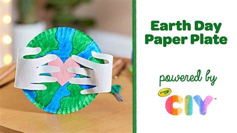 Earth Day Paper Plate Craft Crayola Ciy Youtube