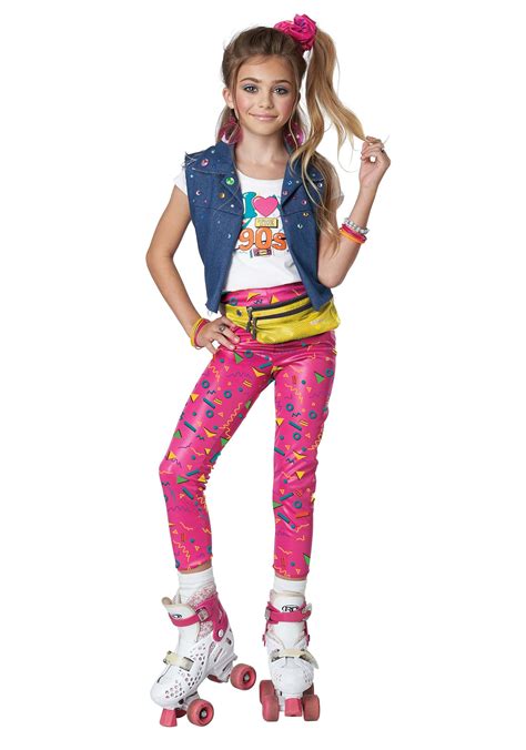 Kid's I Love the 90's Girl's Costume | Girl's Costumes