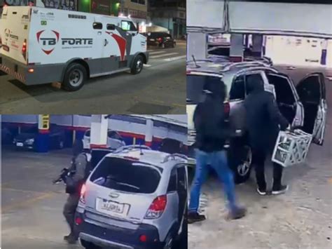 Quadrilha Rouba R 300 Mil De Carro Forte Após Intensa Troca De Tiros