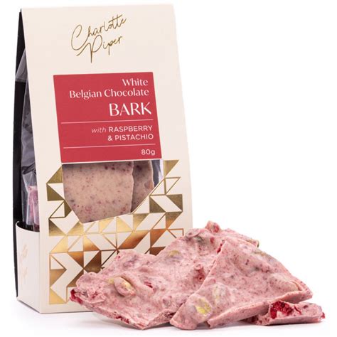 BARK White Choc Raspberry Pistachio Glader Confectionery