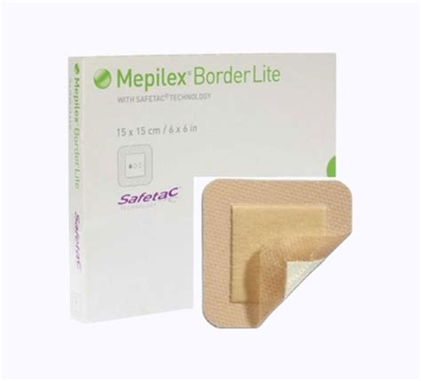 Mepilex Border Lite Foam Dressing 15cm X 15cm Medkart Online