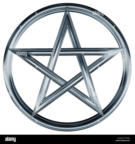 Pentagram pentacle symbol magic Banque de photographies et dimages à