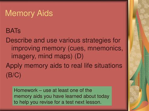 Ppt Improving Memory Powerpoint Presentation Free Download Id3748546