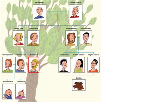 La Famille De Marie Laval Diagram Quizlet