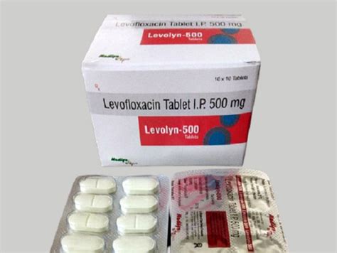 Levolyn Levofloxacin Mg Antibiotic Tablet Ip X Blister At