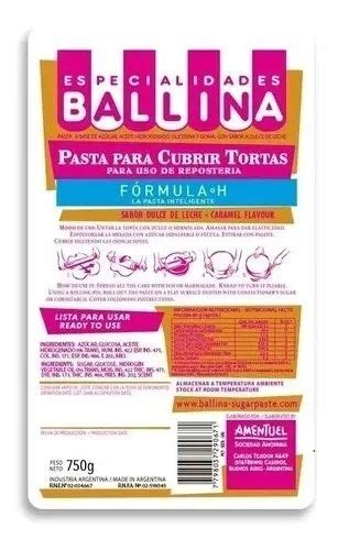 Pasta Ballina Formula H Ptortas Anti Humedad 750gr Belgrano