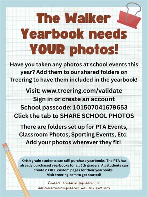 Pictures Needed for the 2022-2023 Yearbook! | David E. Walker ...