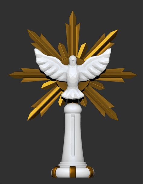 Archivo Stl Espirito Santo Espíritu Santo・modelo Imprimible En 3d Para Descargar・cults