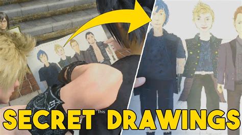 Final Fantasy Xv How To Get Secret Potrait All Bad Drawings Artist