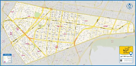 دانلود نقشه مناطق 22 گانه شهرداری تهران کتاب اول