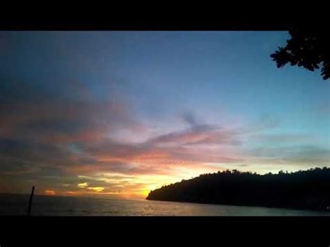 Dusk On Mariadei Beach Serui Papua Youtube