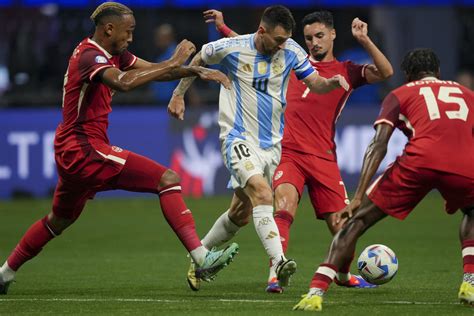 Argentina And Messi Beat Canada In Copa America Start Key Biscayne