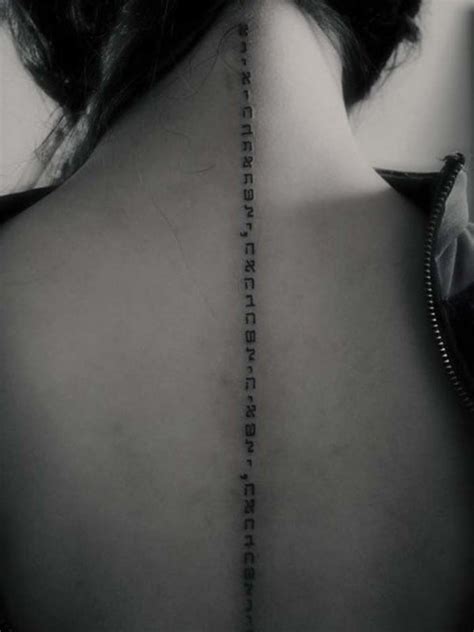 150 Elegant Spine Tattoos For Men And Women