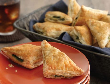 Spinach Triangles - Puff Pastry