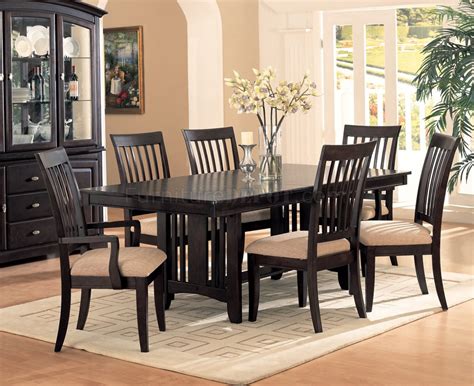 Cappuccino Finish Classic Dining Room Furniture