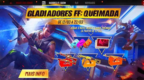 COMO FUNCIONA MODO GLADIADORES FF QUEIMADA COMO PEGAR TODOS OS