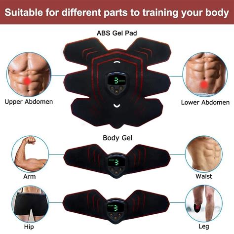 Custom High Quality Electric Ems Muscle Stimulator Ems Abdominal