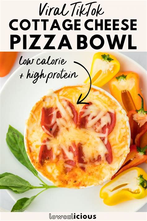 This Viral Tiktok Cottage Cheese Pizza Bowls Recipe Is A High Protein Low Calor Cottage