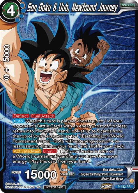 Son Goku Uub Newfound Journey Zenkai Series Tournament Pack Vol 3