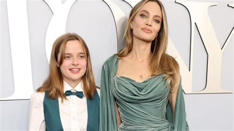 Angelina Jolie And Vivienne Celebrate First Tony Win