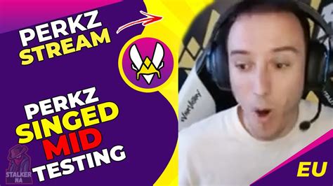 VIT Perkz Disturbing EU SoloQ With SINGED Mid Ft XL Mikyx YouTube