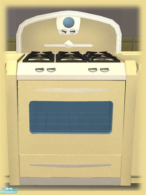 The Sims Resource S Retro Kitchen Stove Buttercup