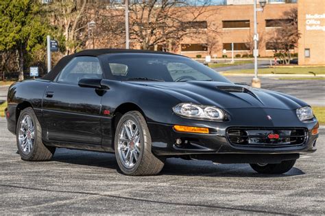 1 500 Mile 2002 Chevrolet Camaro Ss Slp Convertible 6 Speed For Sale On Bat Auctions Sold For