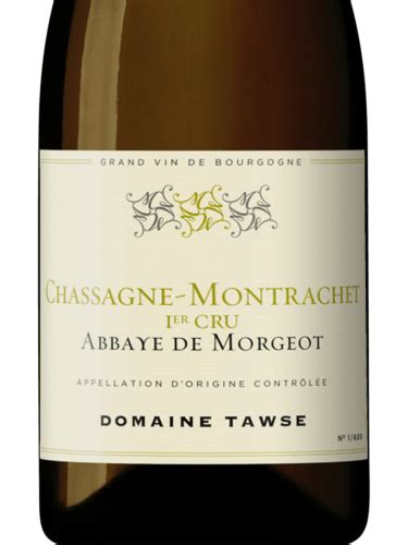 2018 Domaine Tawse Chassagne Montrachet 1er Cru Abbaye De Morgeot