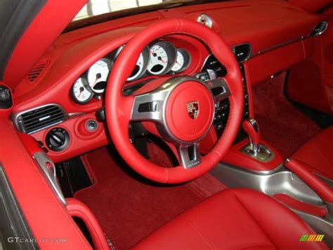 Carrera Red Interior 2011 Porsche 911 Turbo S Coupe Photo #41082219 ...