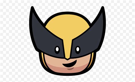 Superhero Wolverine Icon Emojisuperhero Emoji Iphone Free