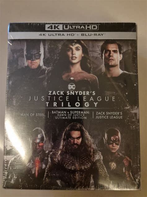 Zack Snyder S Justice League Trilogy K Blu Ray Hobbies Toys