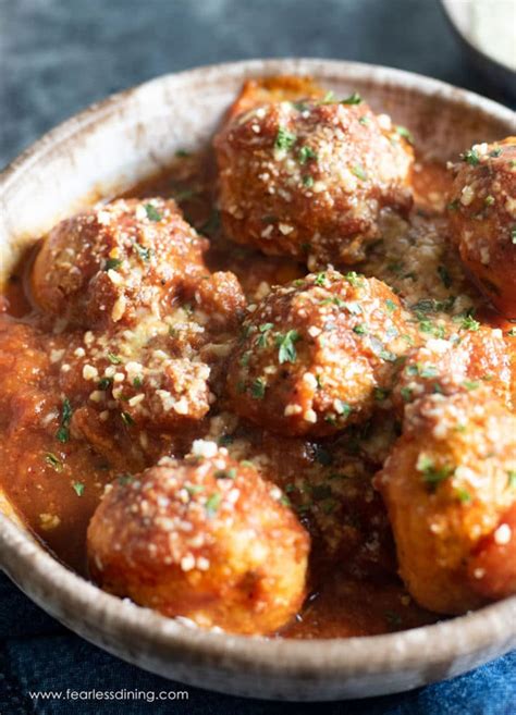 Gluten Free Ground Turkey Meatballs - Fearless Dining