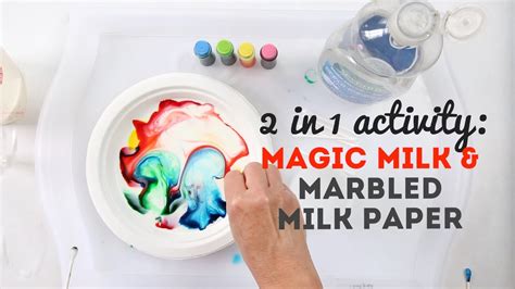 Try The Magic Milk Experiment And Turn It Into Marbled Paper Worksheets Library