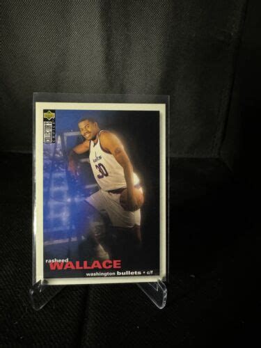 Collectors Choice Rasheed Wallace Rookie Card Rc Pistons