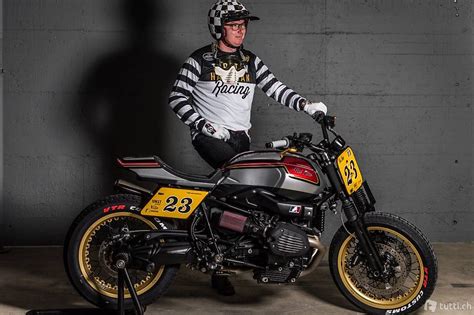 Bmw R Ninet Scrambler Vtr Customs Flat Tracker Umbau Flat Cantone San