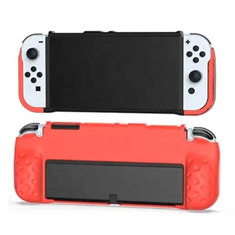 Case Para Nintendo Switch Oled Silicon Rojo Varios Falabella