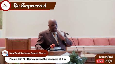 Worship Service At New Zion Missionary Baptist Church Youtube