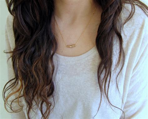 gold necklace simple gold necklace dainty necklace etsy