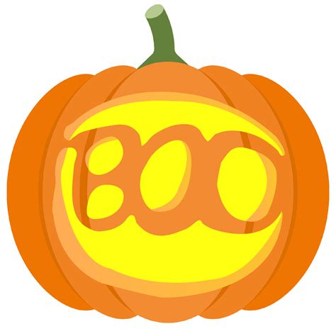 Boo Pumpkin Stencil Free Printable Papercraft Templates