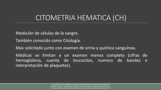 Citometria Hematica Ppt