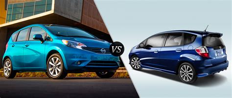 Nissan versa hatchback vs honda fit